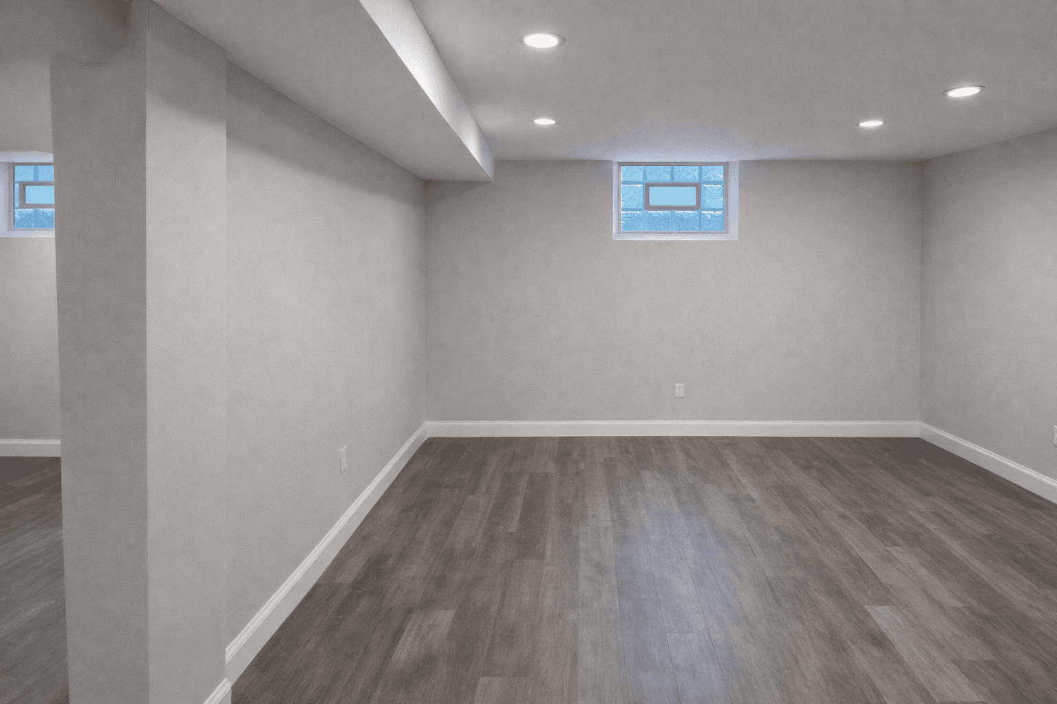 Basement after finishing