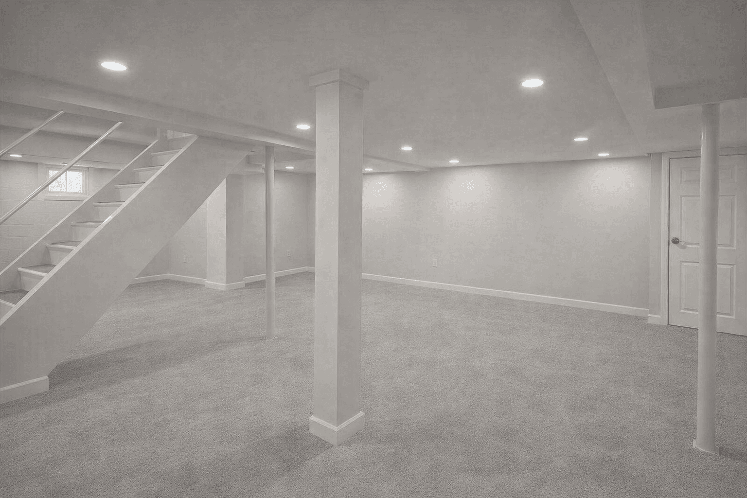Basement after finishing