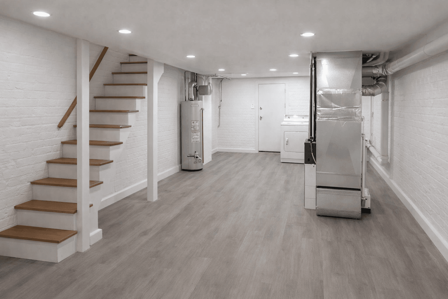 Basement after finishing