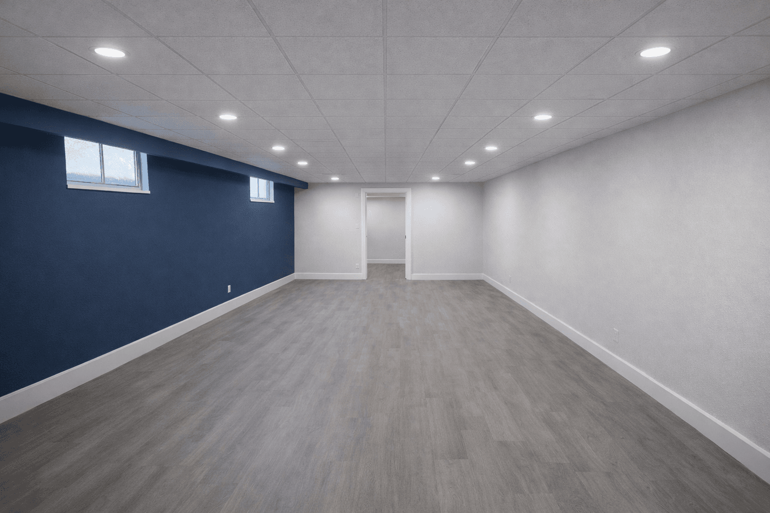 Basement after finishing