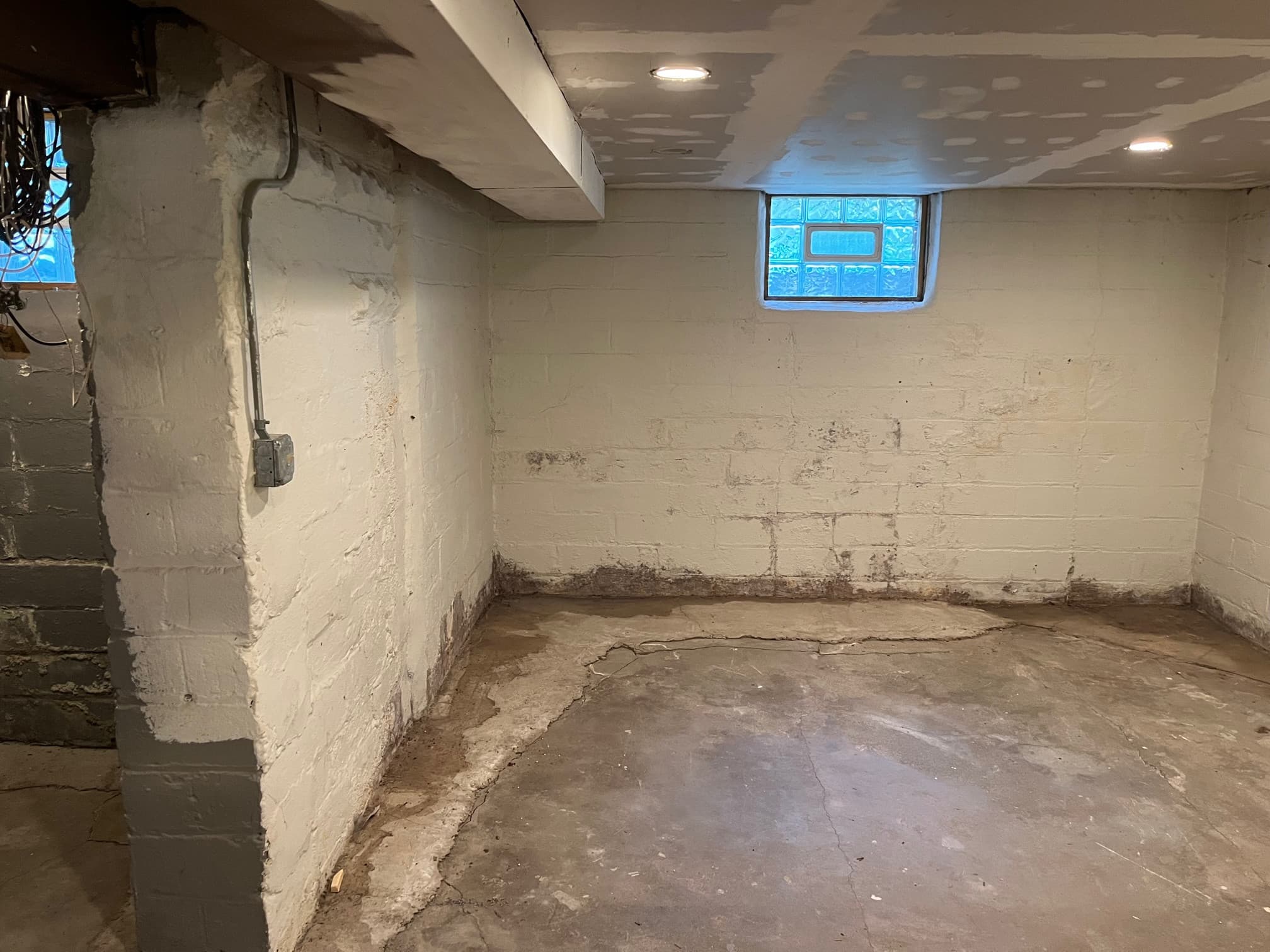 Basement before finishing