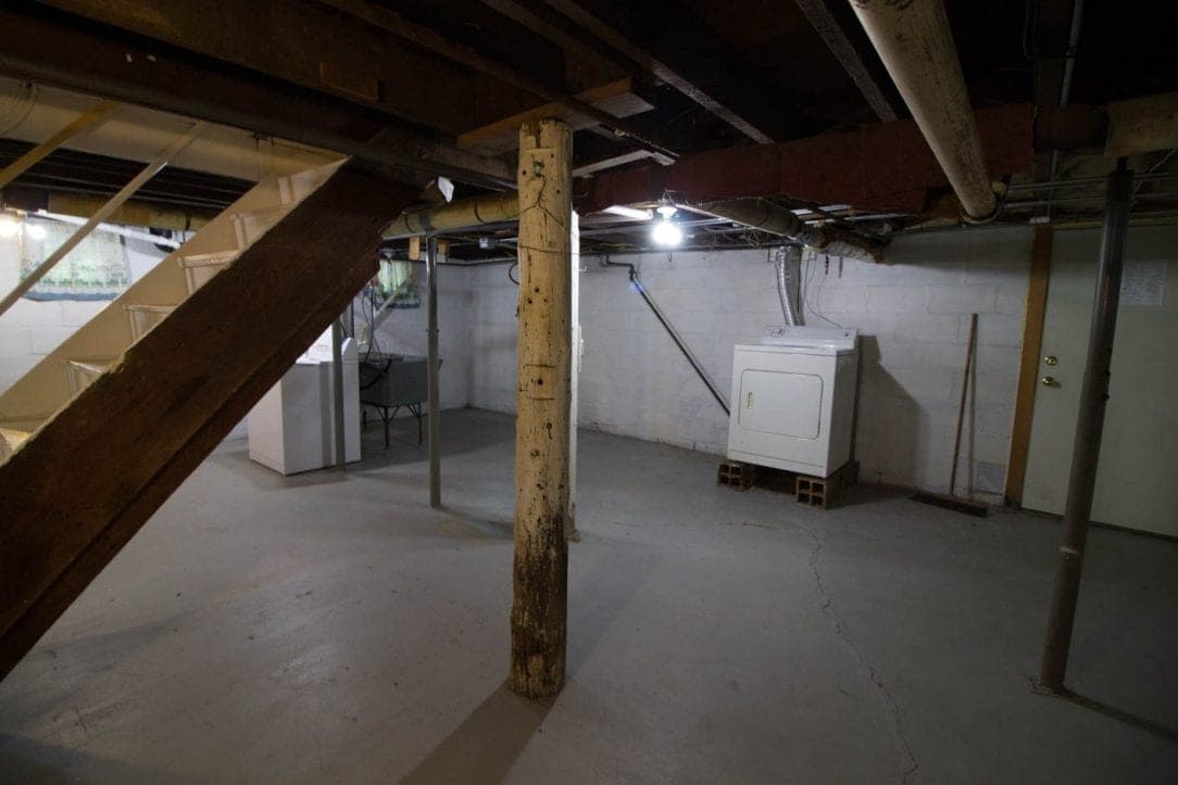 Basement before finishing