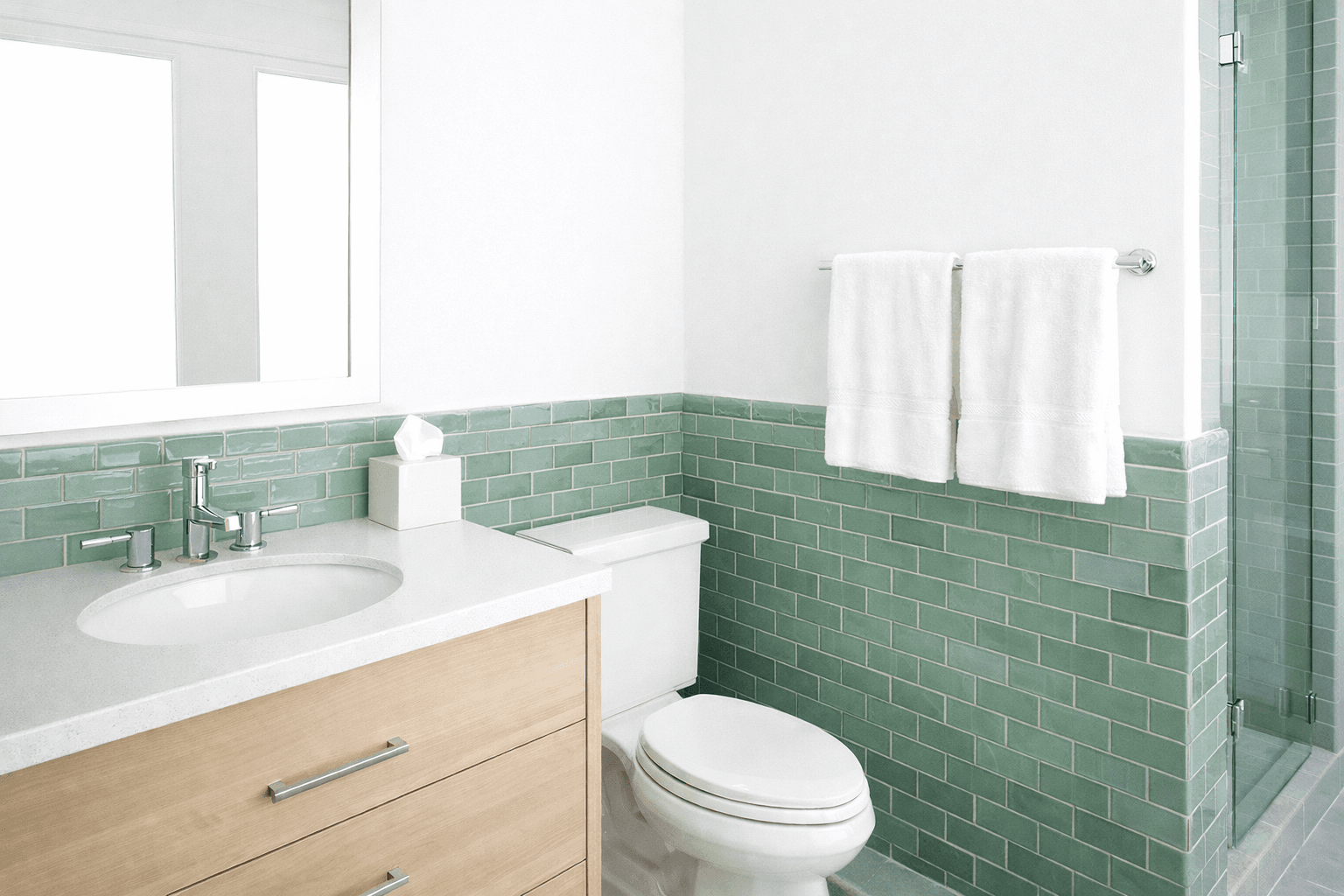 Bathroom after remodel